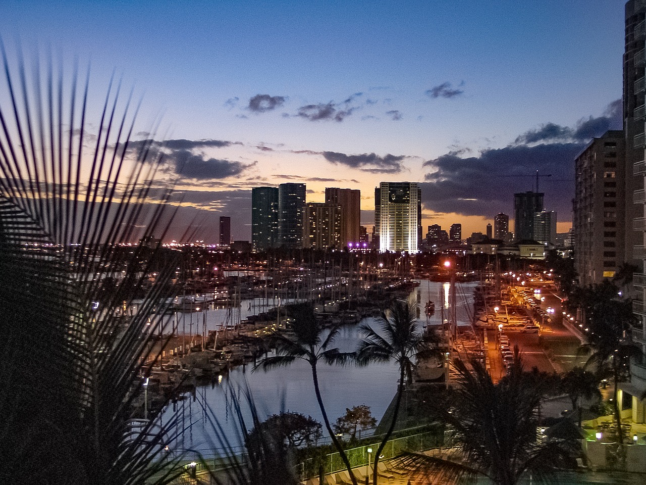 View of the Marina from our Hawaii Resort Rentals.