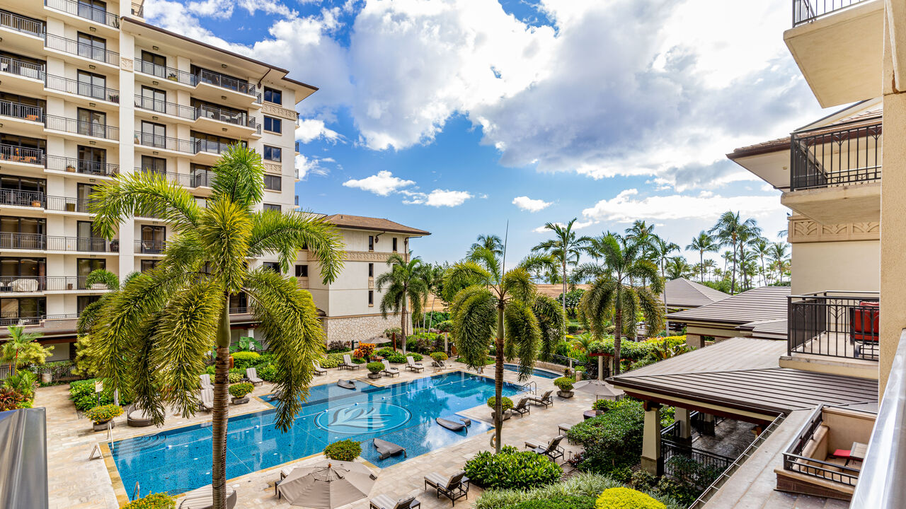 View from the Balcony of one of our Hawaii Short Term Rentals.
