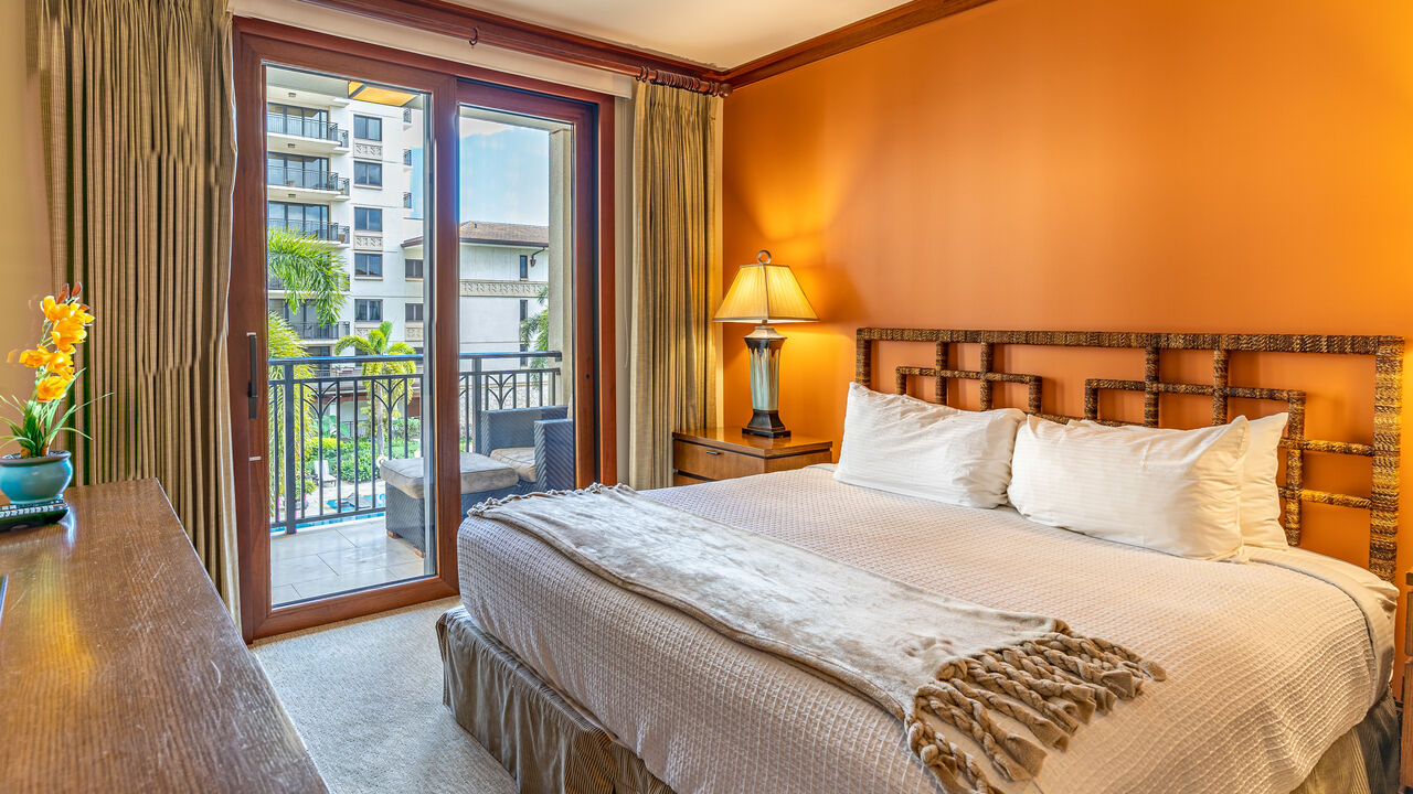 The Bedroom in one of our Ko Olina Short Term Rentals.