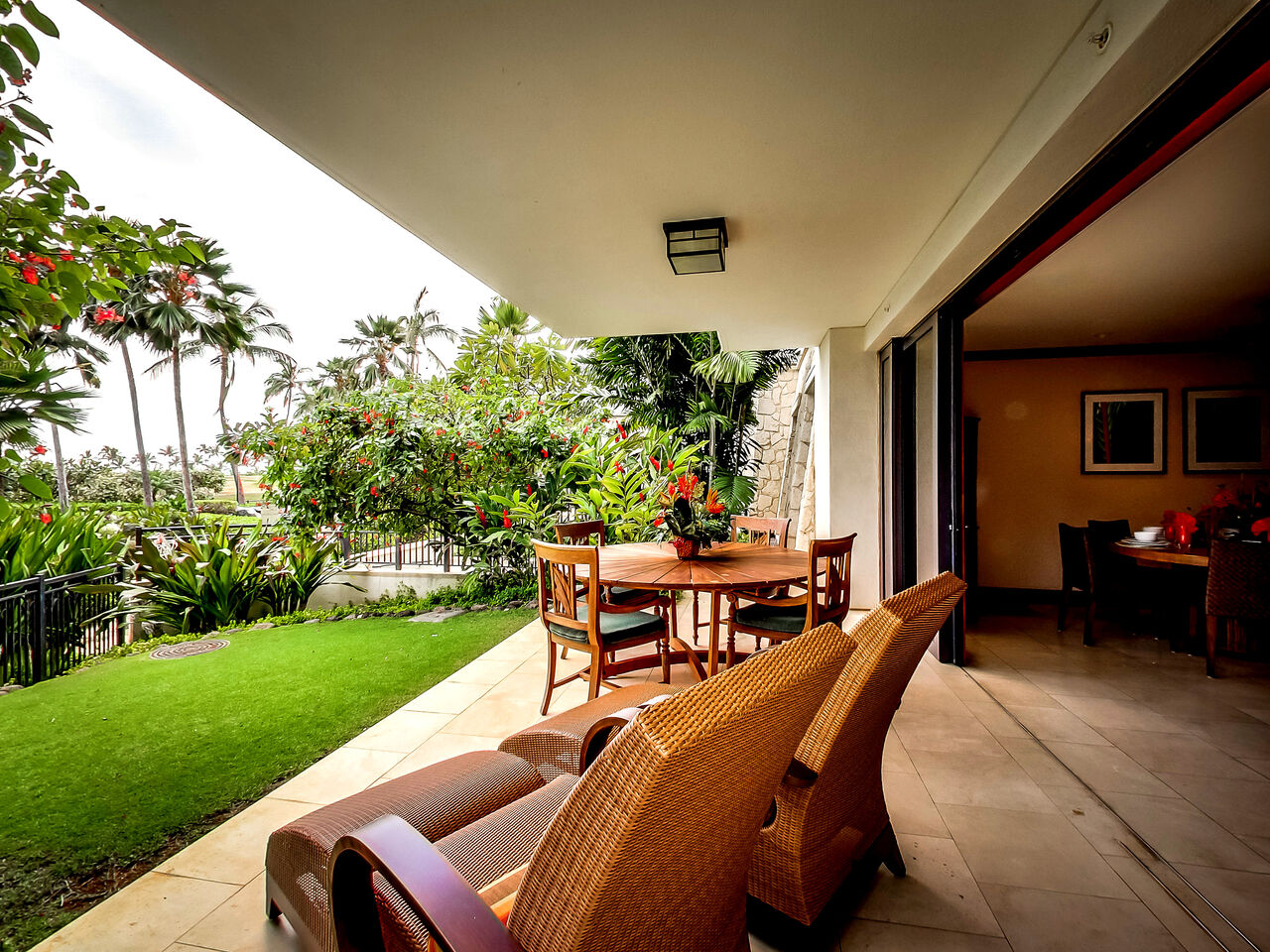 View of the Patio in Our Ola Property Management Rental.