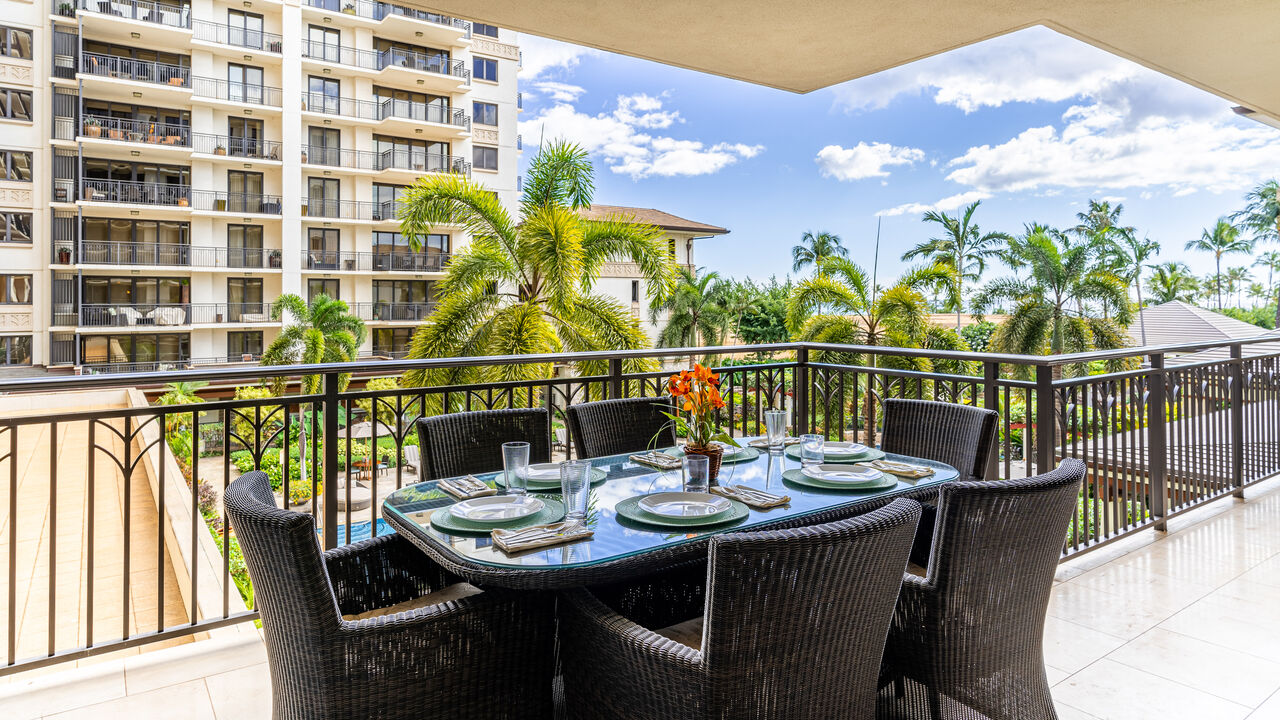 The Balcony of one of our Rentals of Ko Olina.
