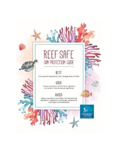 Infographic with Reef Safe Suggestions