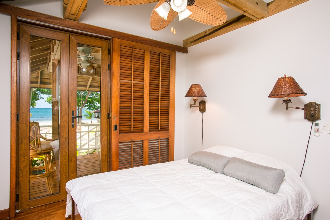 Bedroom with Ocean View in One of Our Beach Villas at Ko Olina Hawaii.