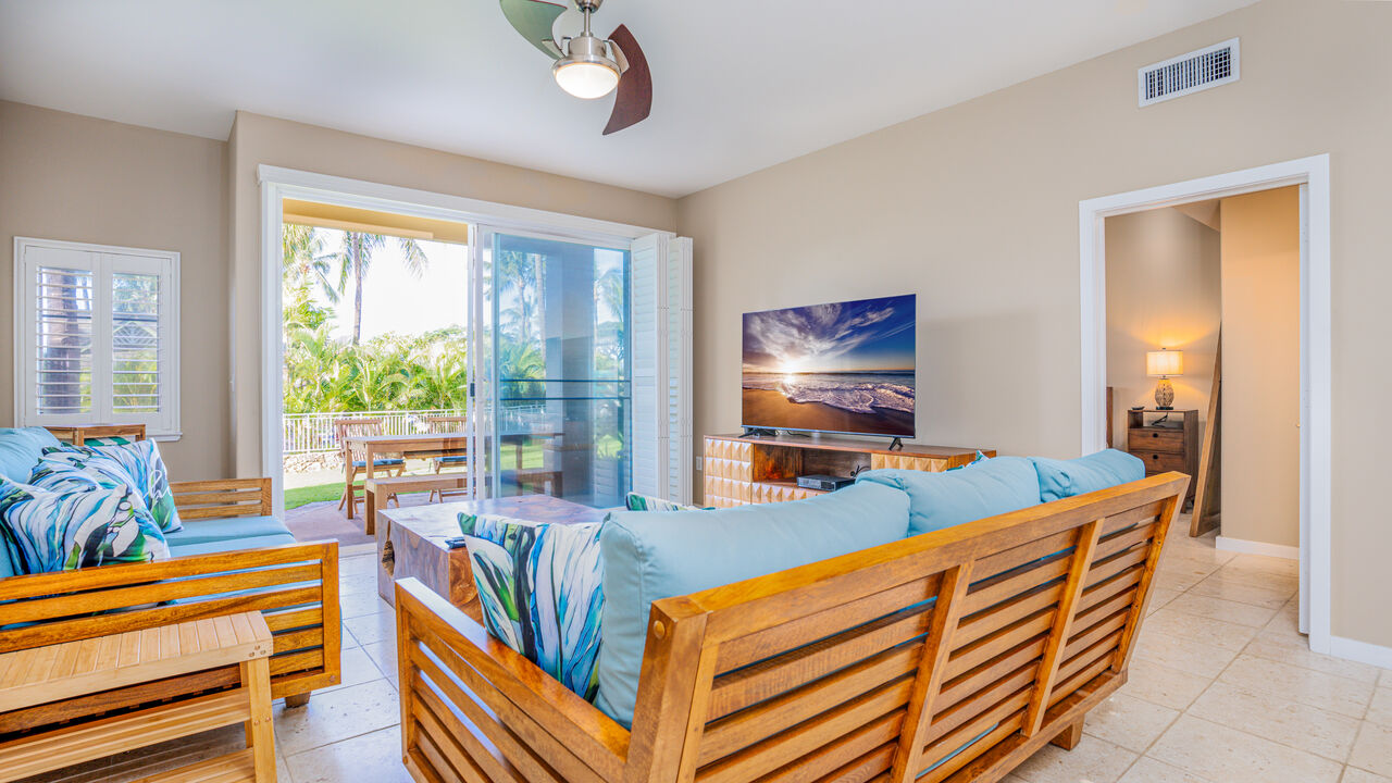 The living area of one of our Ko Olina Golf Estates and Villas